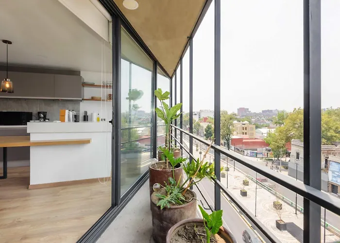 Cozy Loft In Cuauhtemoc Appartement